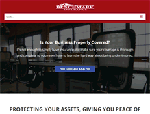 Tablet Screenshot of benchmark-insurance.com
